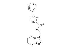 2-phenyl-N-(5,6,7,8-tetrahydro-[1,2,4]triazolo[4,3-a]pyridin-3-ylmethyl)thiazole-4-carboxamide