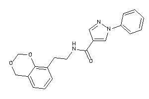 N-[2-(4H-1,3-benzodioxin-8-yl)ethyl]-1-phenyl-pyrazole-4-carboxamide