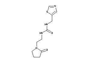 1-[2-(2-ketopyrrolidino)ethyl]-3-(thiazol-5-ylmethyl)urea