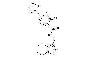 2-keto-N-(5,6,7,8-tetrahydro-[1,2,4]triazolo[4,3-a]pyridin-3-ylmethyl)-6-(2-thienyl)-1H-pyridine-3-carboxamide