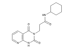 N-cyclohexyl-3-(2,4-diketo-1H-pyrido[2,3-d]pyrimidin-3-yl)propionamide