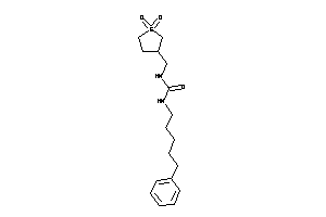 1-[(1,1-diketothiolan-3-yl)methyl]-3-(5-phenylpentyl)urea