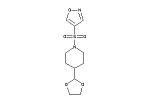 4-[4-(1,3-dioxolan-2-yl)piperidino]sulfonylisoxazole