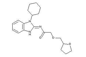 N-(3-cyclohexyl-1H-benzimidazol-2-ylidene)-2-(tetrahydrofurfuryloxy)acetamide