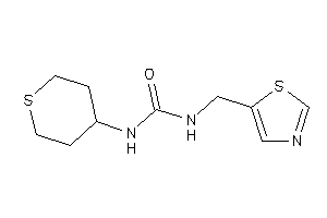 1-tetrahydrothiopyran-4-yl-3-(thiazol-5-ylmethyl)urea