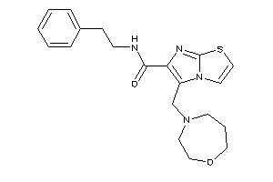 5-(1,4-oxazepan-4-ylmethyl)-N-phenethyl-imidazo[2,1-b]thiazole-6-carboxamide