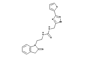 1-[2-(2-ketoindolin-1-yl)ethyl]-3-[[3-(2-thienyl)-1H-1,2,4-triazol-5-yl]methyl]urea