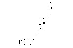 1-[3-(3,4-dihydro-1H-isoquinolin-2-yl)propyl]-3-(4-phenylbutanoylamino)urea