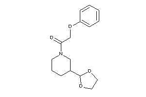 1-[3-(1,3-dioxolan-2-yl)piperidino]-2-phenoxy-ethanone