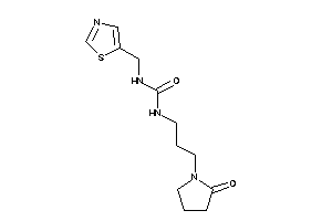 1-[3-(2-ketopyrrolidino)propyl]-3-(thiazol-5-ylmethyl)urea