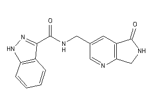 N-[(5-keto-6,7-dihydropyrrolo[3,4-b]pyridin-3-yl)methyl]-1H-indazole-3-carboxamide