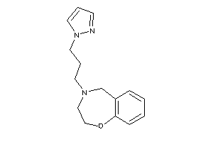 4-(3-pyrazol-1-ylpropyl)-3,5-dihydro-2H-1,4-benzoxazepine