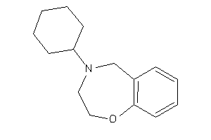 4-cyclohexyl-3,5-dihydro-2H-1,4-benzoxazepine