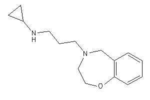 Cyclopropyl-[3-(3,5-dihydro-2H-1,4-benzoxazepin-4-yl)propyl]amine