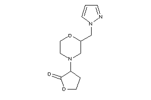 3-[2-(pyrazol-1-ylmethyl)morpholino]tetrahydrofuran-2-one