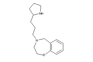 4-(3-pyrrolidin-2-ylpropyl)-3,5-dihydro-2H-1,4-benzoxazepine