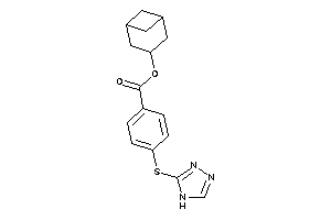 4-(4H-1,2,4-triazol-3-ylthio)benzoic Acid Norpinan-3-yl Ester