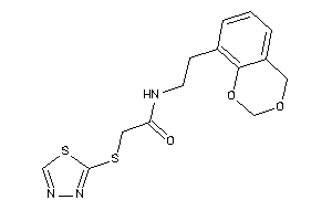 N-[2-(4H-1,3-benzodioxin-8-yl)ethyl]-2-(1,3,4-thiadiazol-2-ylthio)acetamide