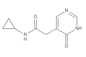 N-cyclopropyl-2-(6-keto-1H-pyrimidin-5-yl)acetamide