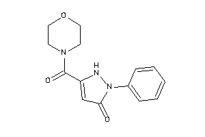 Image of 5-(morpholine-4-carbonyl)-2-phenyl-3-pyrazolin-3-one