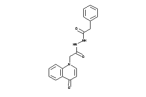 N'-[2-(4-keto-1-quinolyl)acetyl]-2-phenyl-acetohydrazide