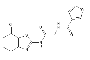 N-[2-keto-2-[(7-keto-5,6-dihydro-4H-1,3-benzothiazol-2-yl)amino]ethyl]-3-furamide