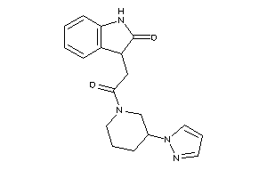 3-[2-keto-2-(3-pyrazol-1-ylpiperidino)ethyl]oxindole