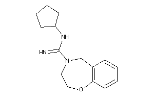 N-cyclopentyl-3,5-dihydro-2H-1,4-benzoxazepine-4-carboxamidine