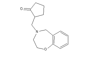 Image of 2-(3,5-dihydro-2H-1,4-benzoxazepin-4-ylmethyl)cyclopentanone