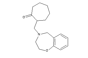 2-(3,5-dihydro-2H-1,4-benzoxazepin-4-ylmethyl)cycloheptanone