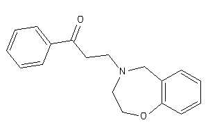 3-(3,5-dihydro-2H-1,4-benzoxazepin-4-yl)-1-phenyl-propan-1-one