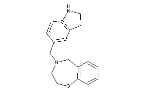 4-(indolin-5-ylmethyl)-3,5-dihydro-2H-1,4-benzoxazepine