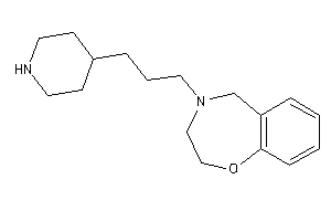 4-[3-(4-piperidyl)propyl]-3,5-dihydro-2H-1,4-benzoxazepine