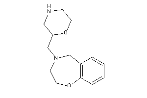 4-(morpholin-2-ylmethyl)-3,5-dihydro-2H-1,4-benzoxazepine