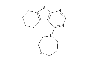 4-(1,4-thiazepan-4-yl)-5,6,7,8-tetrahydrobenzothiopheno[2,3-d]pyrimidine