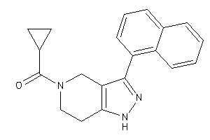 Image of Cyclopropyl-[3-(1-naphthyl)-1,4,6,7-tetrahydropyrazolo[4,3-c]pyridin-5-yl]methanone