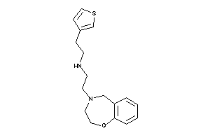 2-(3,5-dihydro-2H-1,4-benzoxazepin-4-yl)ethyl-[2-(3-thienyl)ethyl]amine