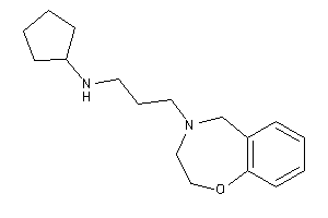 Cyclopentyl-[3-(3,5-dihydro-2H-1,4-benzoxazepin-4-yl)propyl]amine