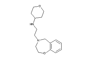 2-(3,5-dihydro-2H-1,4-benzoxazepin-4-yl)ethyl-tetrahydropyran-4-yl-amine