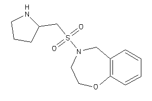 4-(pyrrolidin-2-ylmethylsulfonyl)-3,5-dihydro-2H-1,4-benzoxazepine