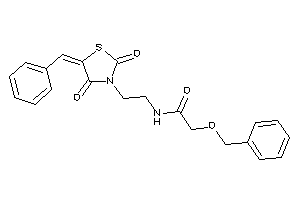 N-[2-(5-benzal-2,4-diketo-thiazolidin-3-yl)ethyl]-2-benzoxy-acetamide