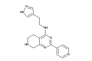 2-(1H-pyrazol-4-yl)ethyl-[2-(4-pyridyl)-5,6,7,8-tetrahydropyrido[3,4-d]pyrimidin-4-yl]amine