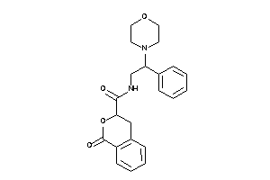 1-keto-N-(2-morpholino-2-phenyl-ethyl)isochroman-3-carboxamide