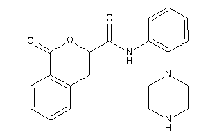 1-keto-N-(2-piperazinophenyl)isochroman-3-carboxamide