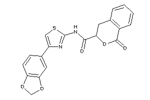 N-[4-(1,3-benzodioxol-5-yl)thiazol-2-yl]-1-keto-isochroman-3-carboxamide