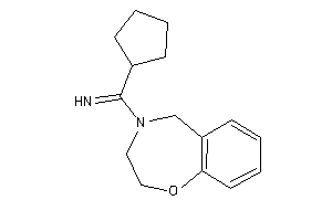 [cyclopentyl(3,5-dihydro-2H-1,4-benzoxazepin-4-yl)methylene]amine