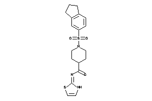 1-indan-5-ylsulfonyl-N-(4-thiazolin-2-ylidene)isonipecotamide