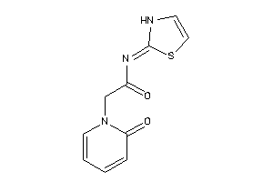 2-(2-keto-1-pyridyl)-N-(4-thiazolin-2-ylidene)acetamide