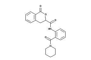 1-keto-N-[2-(piperidine-1-carbonyl)phenyl]isochroman-3-carboxamide