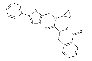 N-cyclopropyl-1-keto-N-[(5-phenyl-1,3,4-oxadiazol-2-yl)methyl]isochroman-3-carboxamide